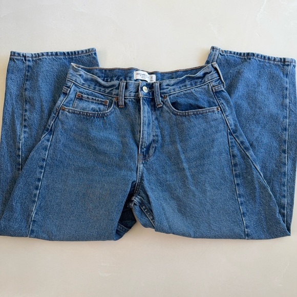 Abercrombie Barrel Mid Rise Jeans 27 - Picture 2 of 5